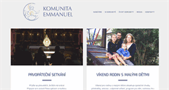 Desktop Screenshot of emmanuel.cz