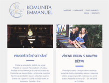 Tablet Screenshot of emmanuel.cz