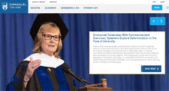 Desktop Screenshot of emmanuel.edu